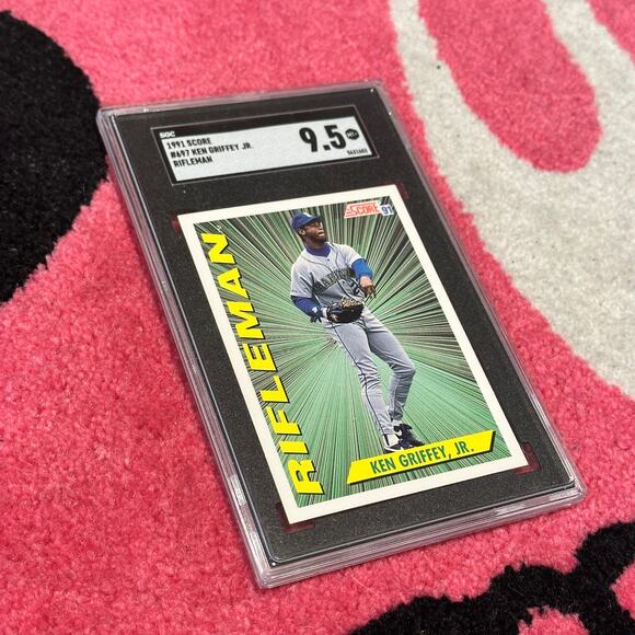Ken Griffey Jr. – 1991 Score Rifleman #697 – PSA 9 Mint – As Pictured - Picture 1 of 6